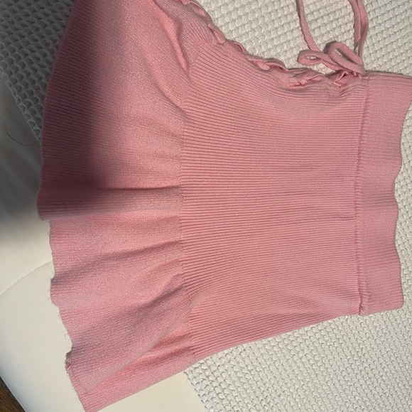 Lovers and Friends pink ruffle mini skirt - Picture 4 of 6